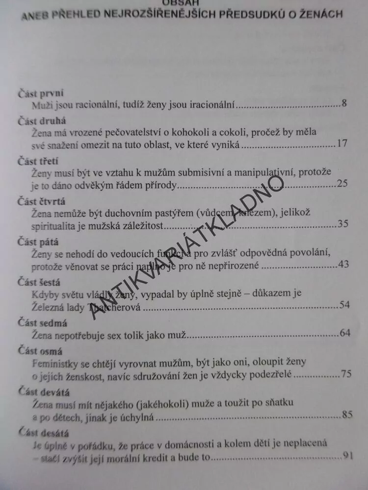 JSI PŘECE ŽENSKÁ..., HAUSEROVÁ, PSYCHOLOGIE, **an