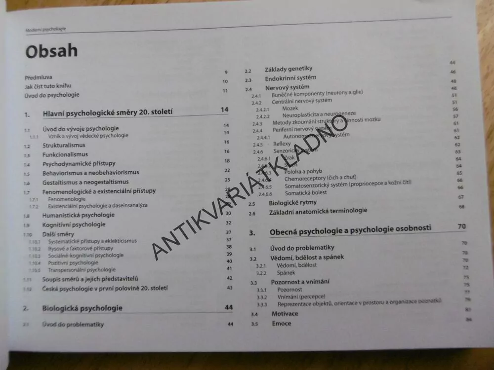 MODERNÍ PSYCHOLOGIE, DALIBOR KUČERA