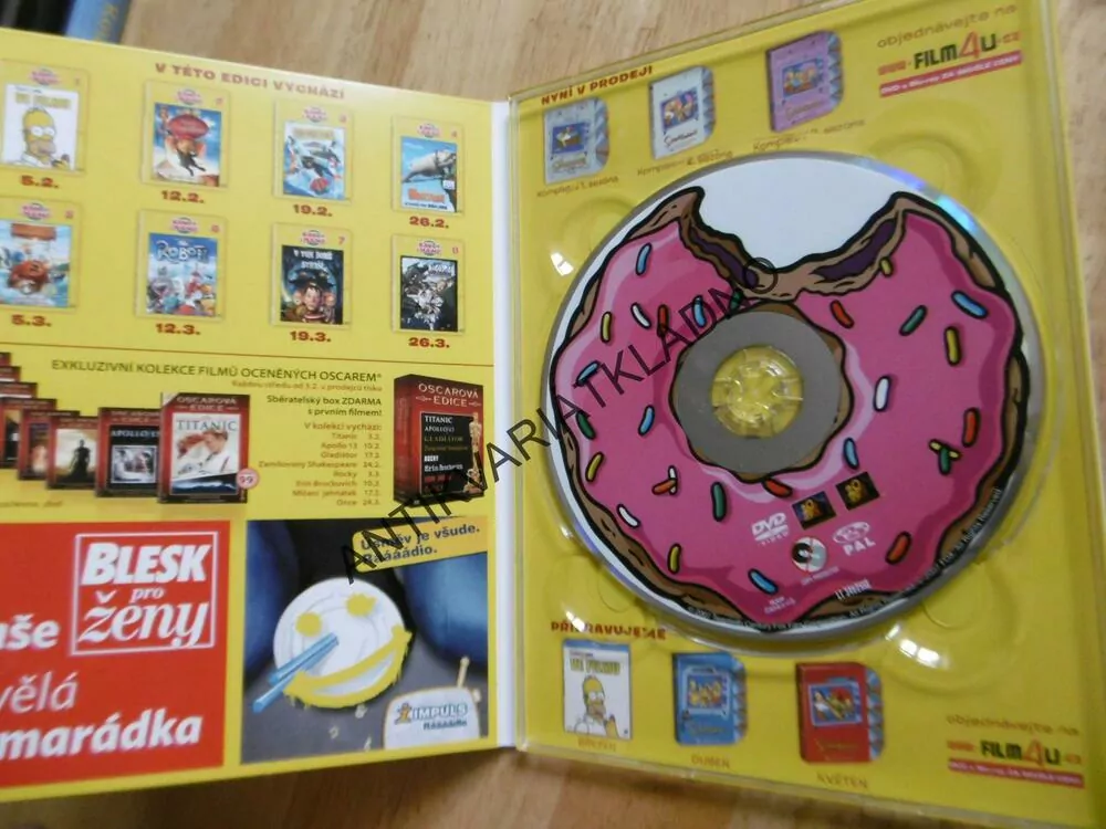 SIMPSONOVI VE FILMU, DVD FILM