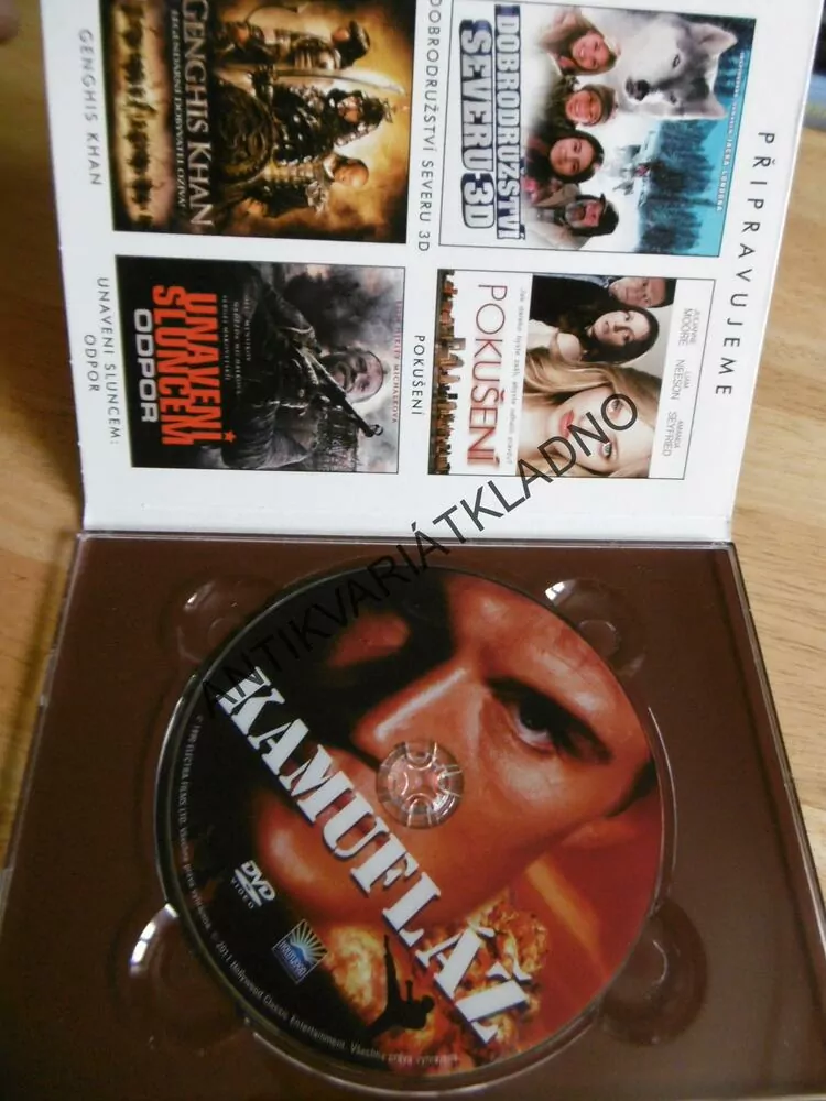 KAMUFLÁŽ, DOLPH LUNDGREN, DVD FILM