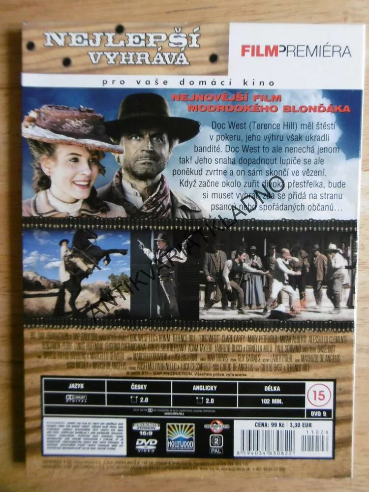 NEJLEPŠÍ VYHRÁVÁ, TERENCE HILL, PAUL SORVINO, DVD FILM
