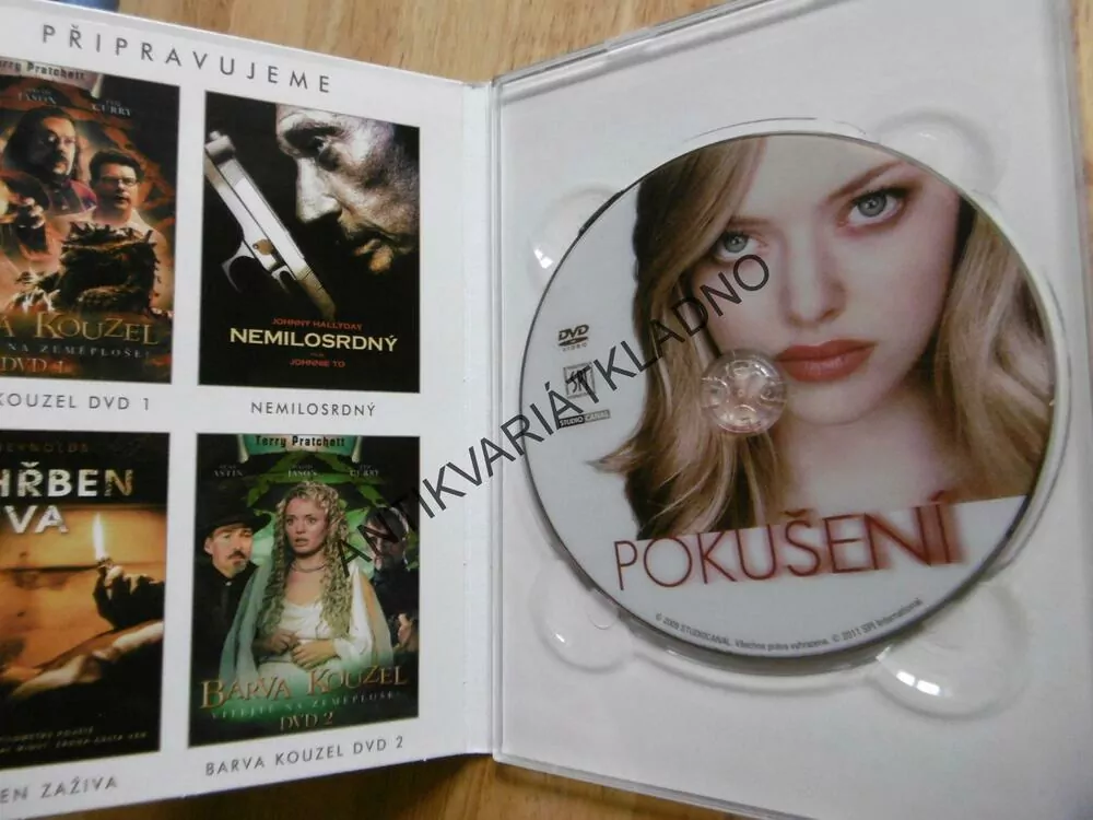 POKUŠENÍ, JULIANNE MOORE LIAM NEESON, AMANDA SEYFRIED, DVD FILM