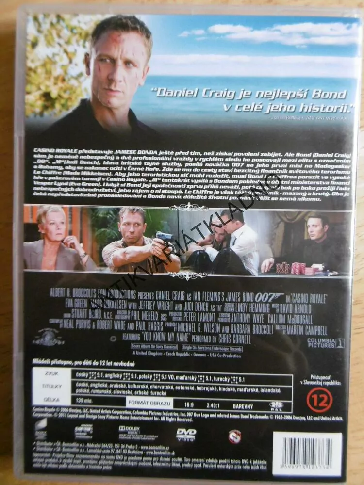 JAMES BOND 007- CASINO ROYALE, DVD FILM