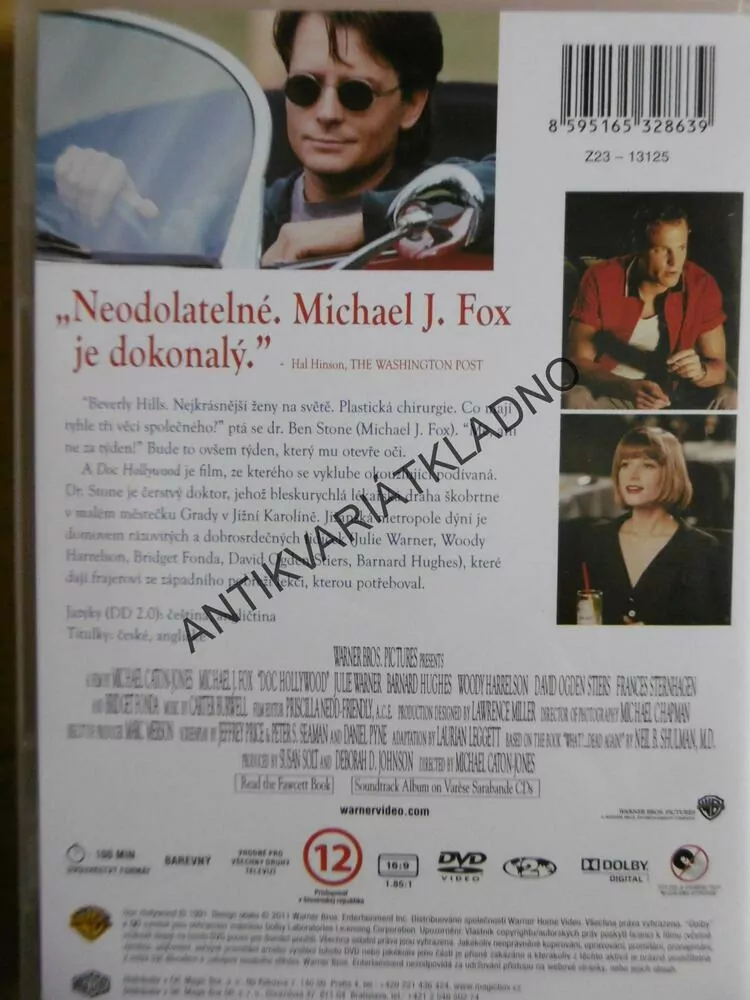 DOKTOR HOLLYWOOD, MICHAEL J. FOX, DVD FILM