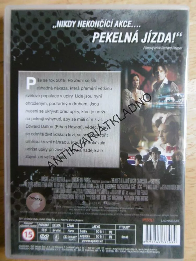 SVÍTÁNÍ, BITVA O KREV ZAČÍNÁ, DVD FILM 