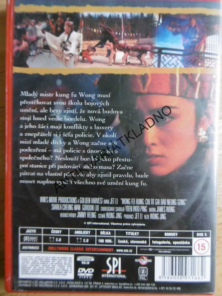 ŽELEZNÝ DRÁP, DVD FILM 