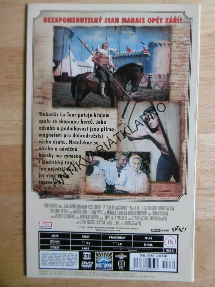 DEJ SI POZOR LA TOURE!, DVD FILM