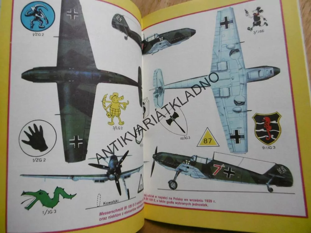 SAMOLOT MYSLIWSKI MESSERSCHMITT BF 109 A-E, POLSKY, SEŠIT Č.131