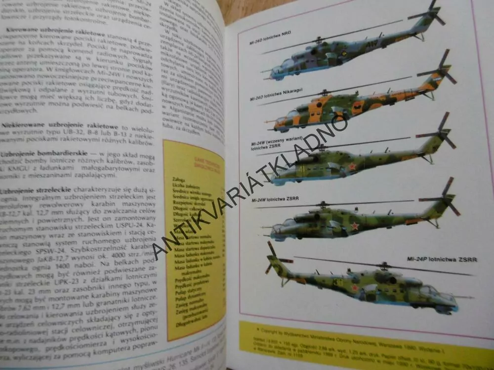 SAMOLOT SMIGLOWIEC SZTURMOVY, MI-24, POLSKY, SEŠIT Č.136, VRTULNÍK