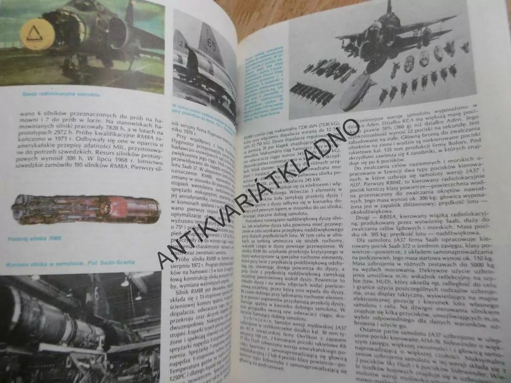 SAMOLOT BOJOWY SAAB 37 VIGGEN, POLSKY, SEŠIT Č.138,