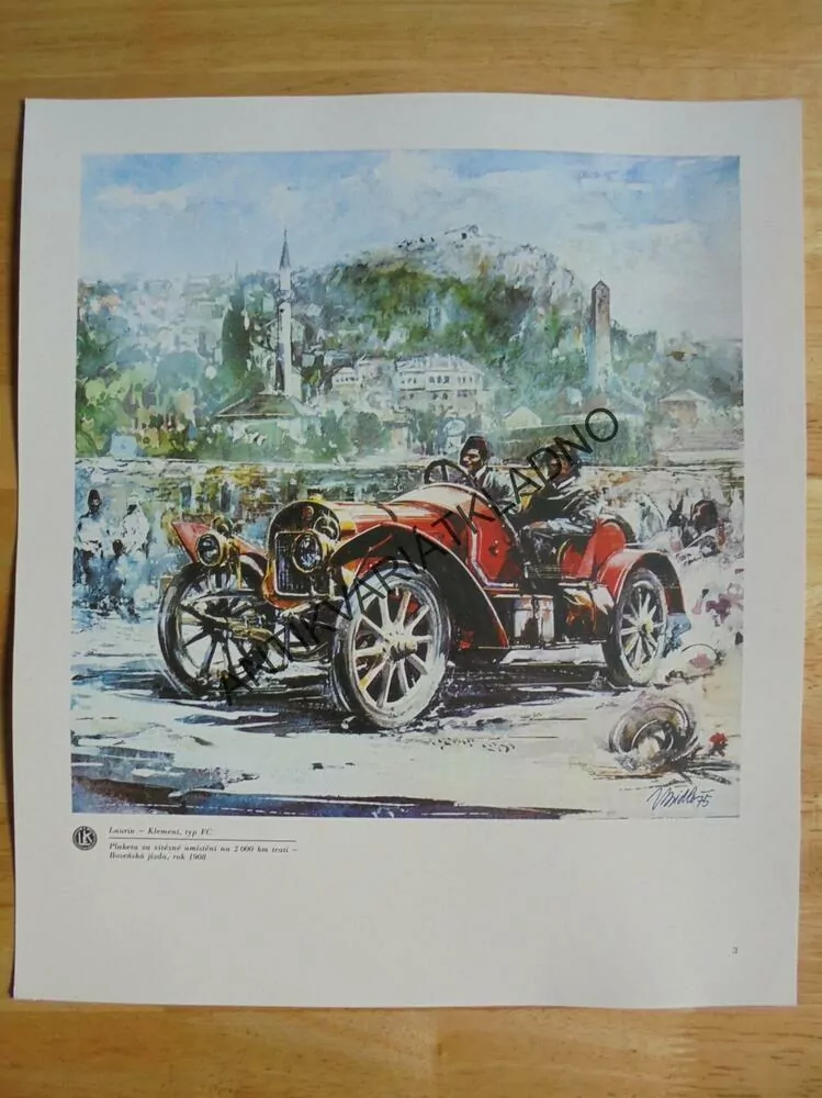 HISTORIE SPORTOVNÍCH A ZÁVODNÍCH AUTOMOBILŮ,ŠKODA,VETERAN