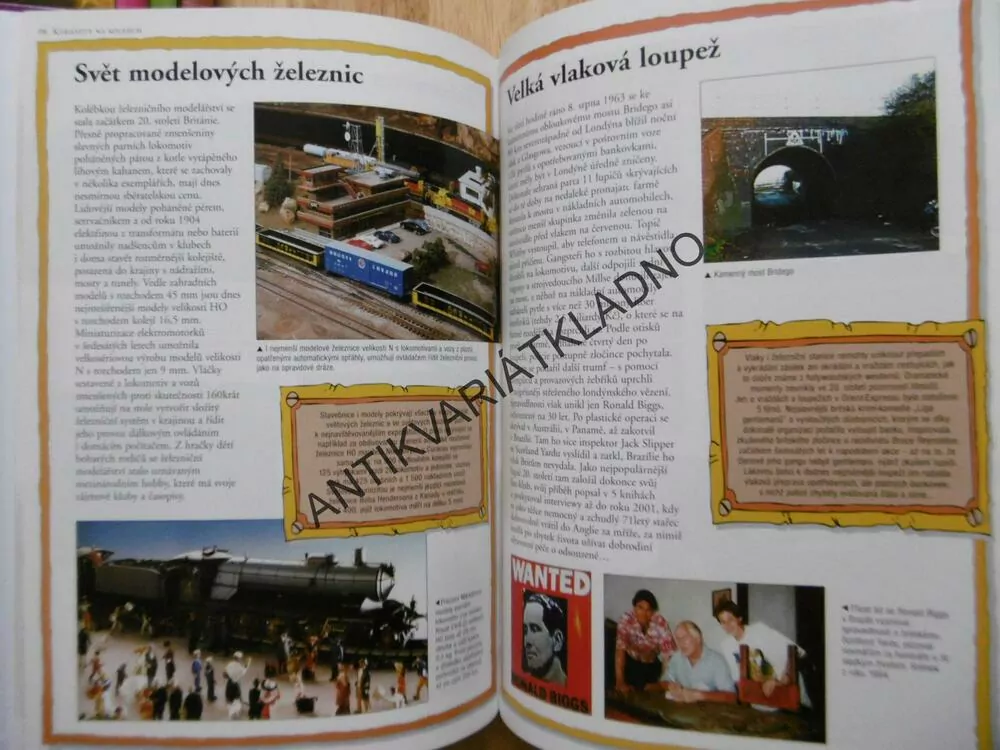 100 NEJVĚTŠÍCH ZAJÍMAVOSTÍ O ŽELEZNICI, ŽELEZNICE, **an