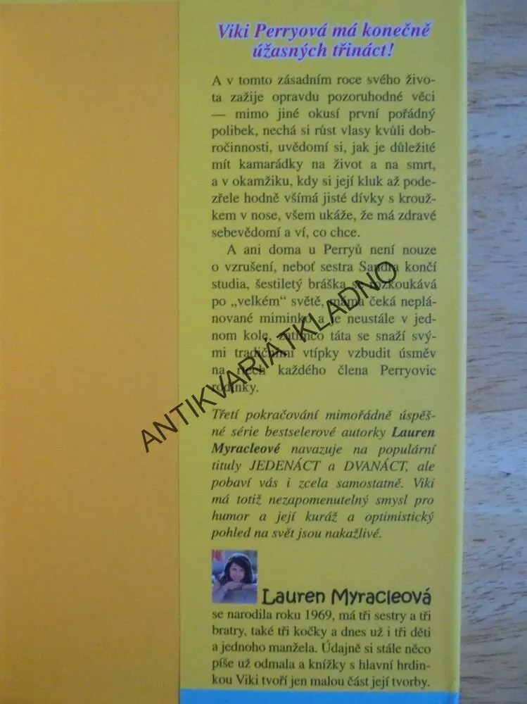 13 - TŘINÁCT, 3.DÍL NEOBYČEJNÉHO DENÍKU,MYRACLEOVA, **an