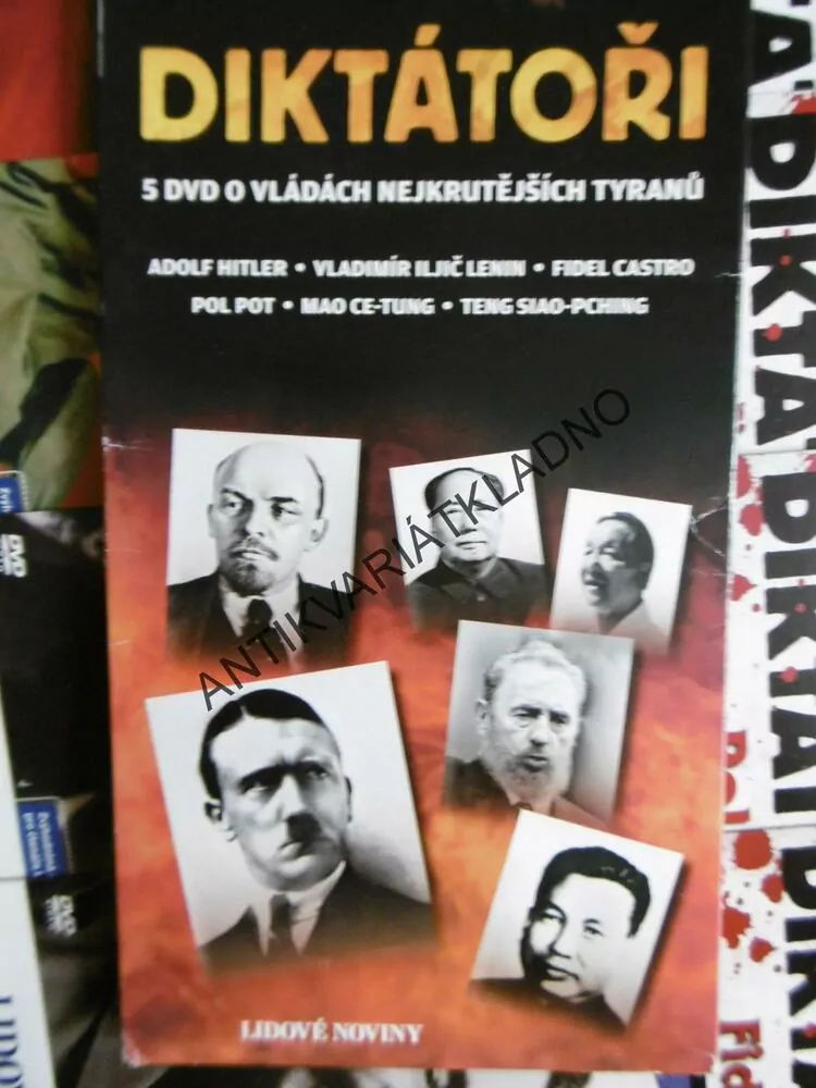 DIKTÁTOŘI, 5 DVD O VLÁDÁCH NEJKRUTĚJŠÍCH TYRANŮ, 5 DVD FILM