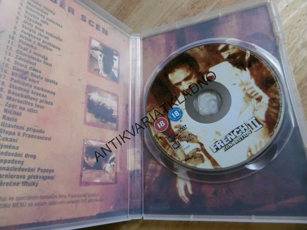 FRANCOUZSKÁ SPOJKA, II., DOPADENÍ, DVD FILM