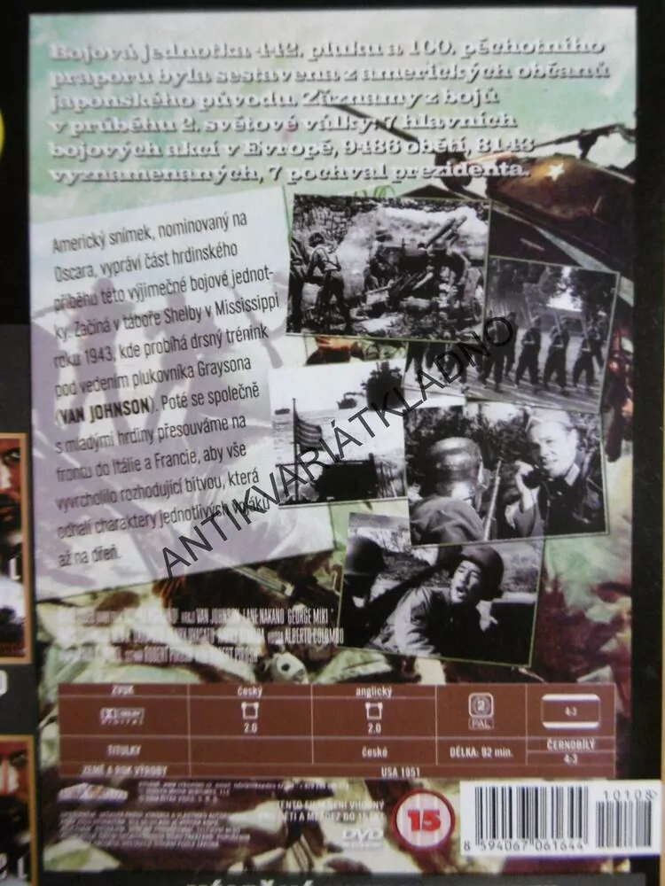 RISKUJ VŠECHNO!, DVD FILM VÁLKA
