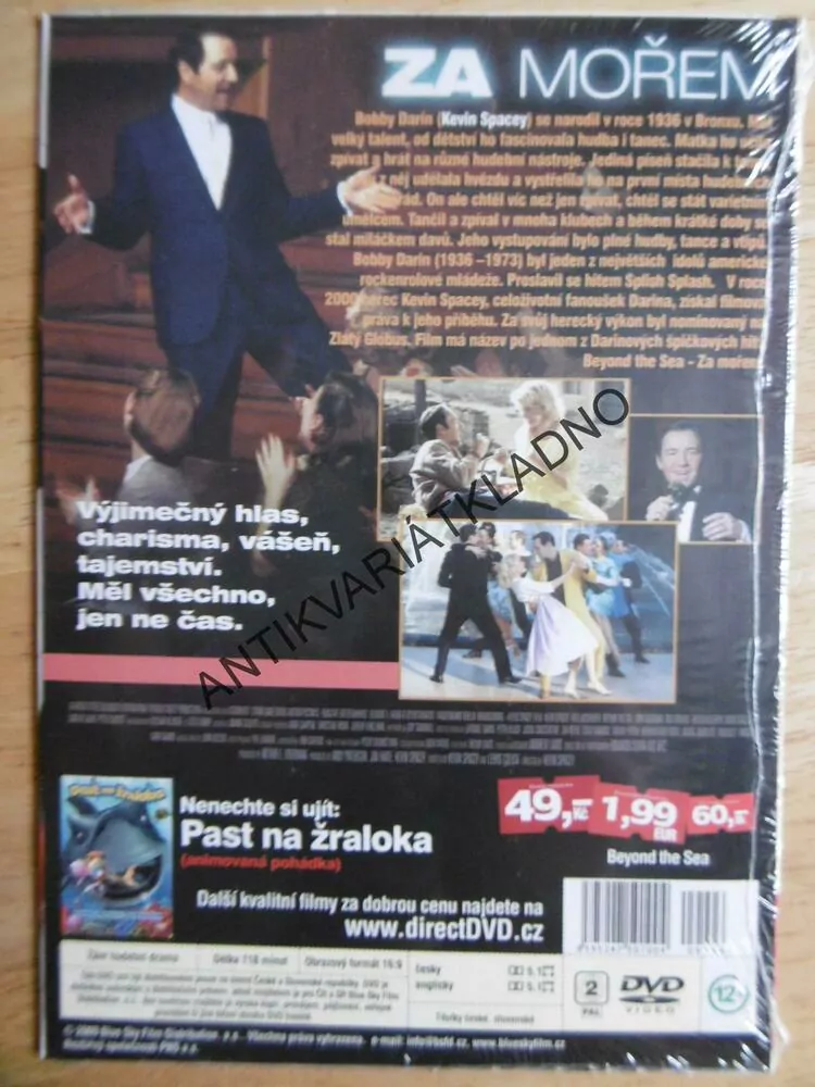 ZA MOŘEM, DVD FILM 