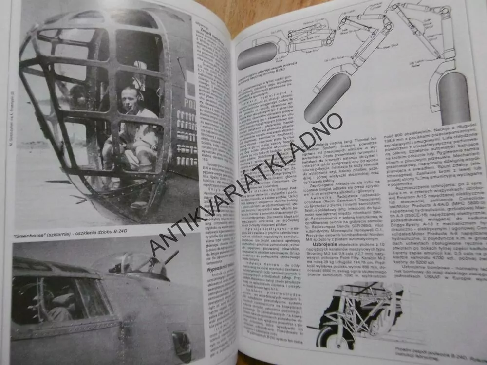 B-24 LIBERATOR, STÍHAČKA, LETADLO, POLSKY