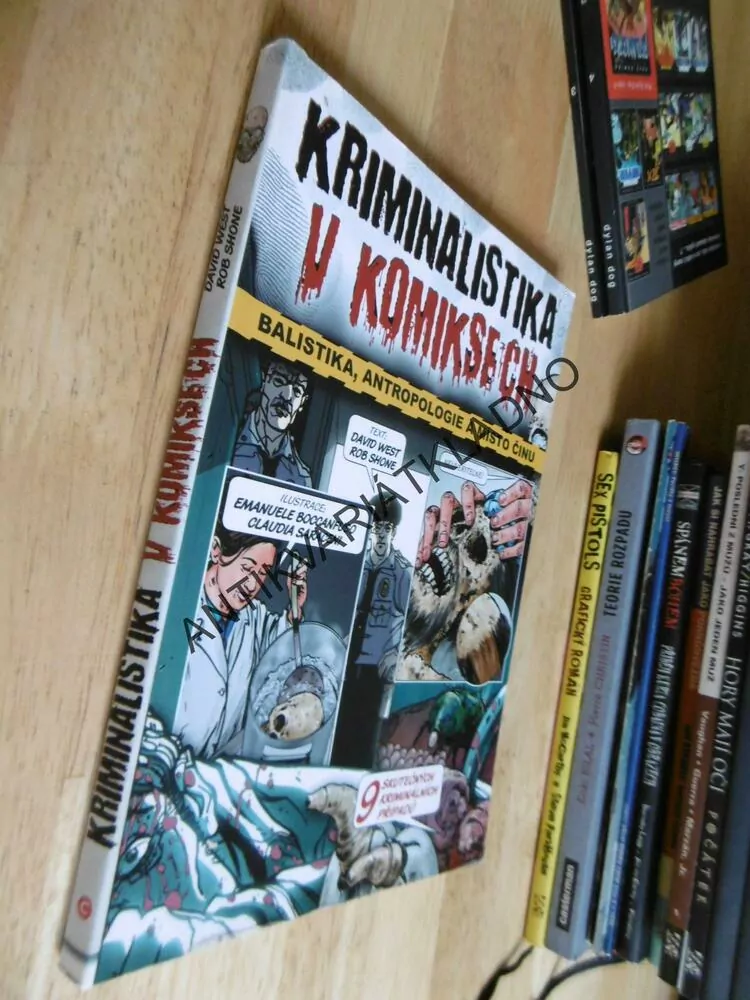 KRIMINALISTIKA V KOMIKSECH, 9 PŘÍPADŮ, KOMIKS, **an