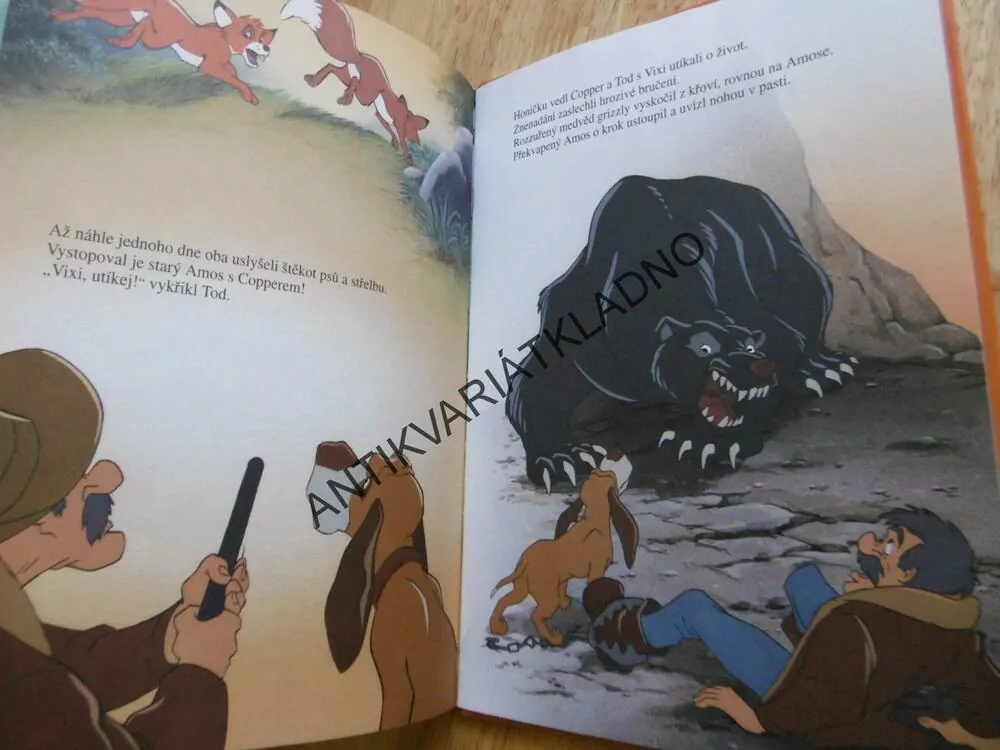 LIŠÁK A PES, WALT DISNEY, **an