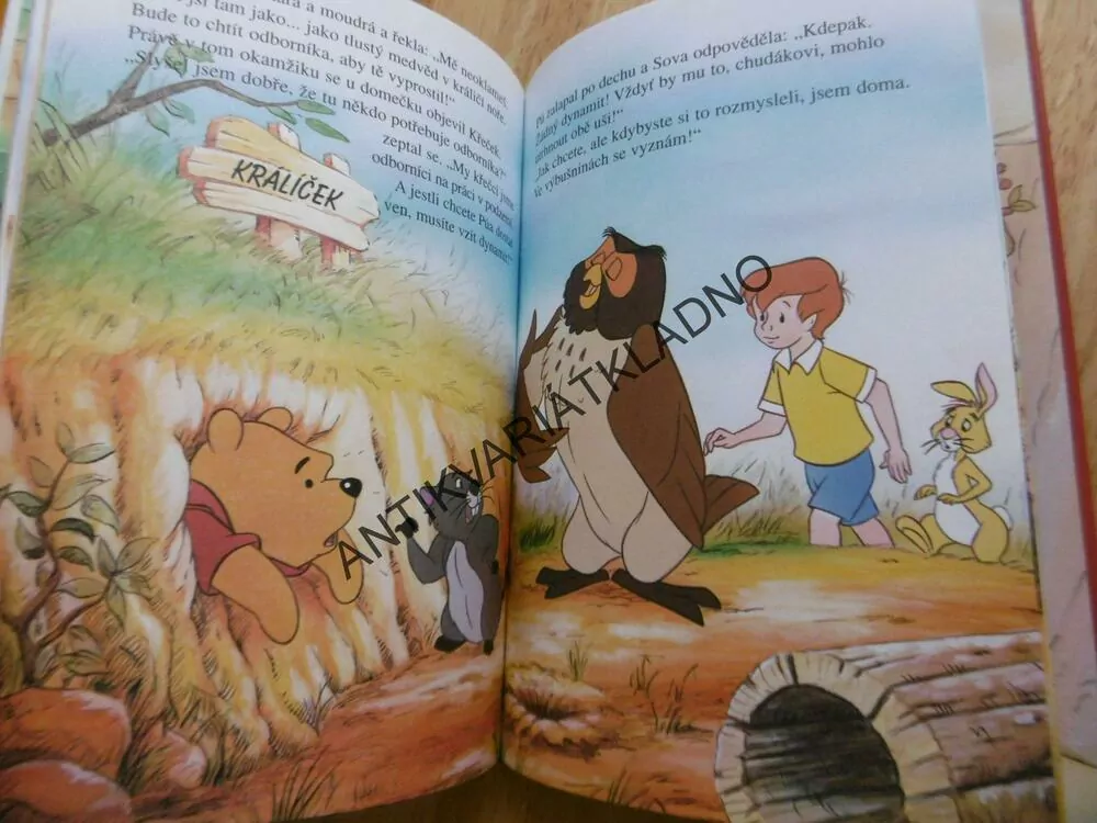 MEDVÍDEK PÚ A MEDOVÝ STROM, WALT DISNEY, **an