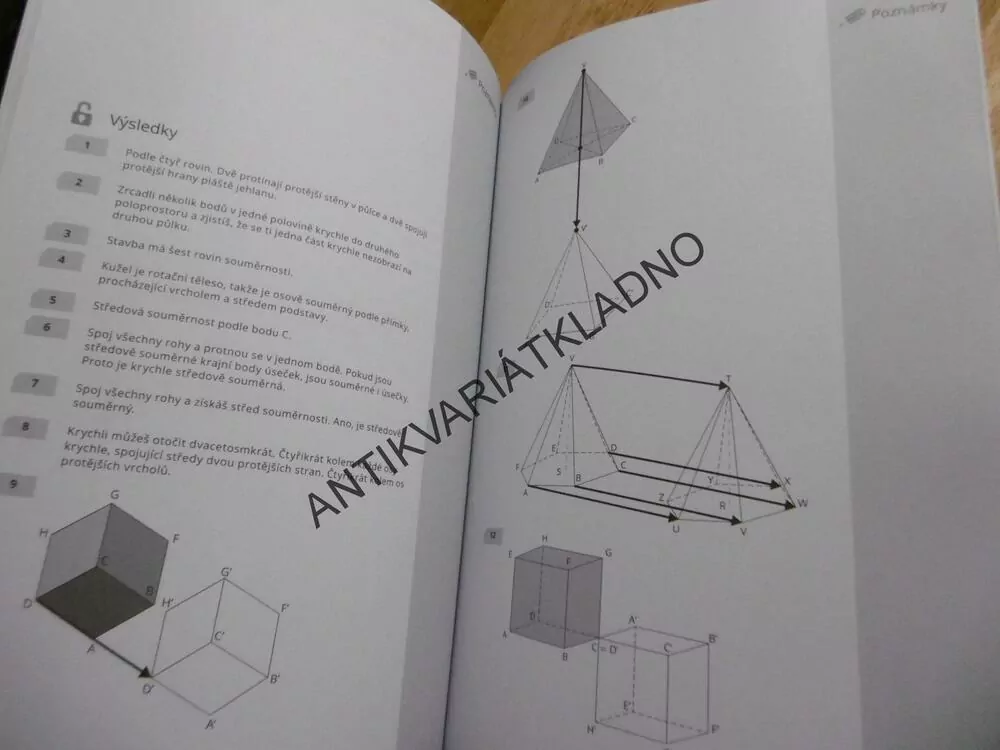 MATEMATIKA, MATIKA PRO SPOLUŽÁKY, STEREOMETRIE, PRACOVNÍ SEŠIT, LIŠKA, VALENTA, KRÁL