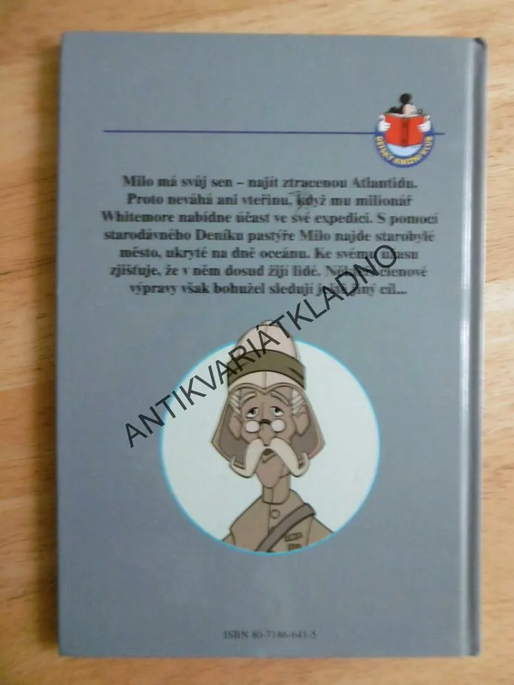 ATLANTIDA TAJEMNÁ ŘÍŠE, WALT DISNEY, **an