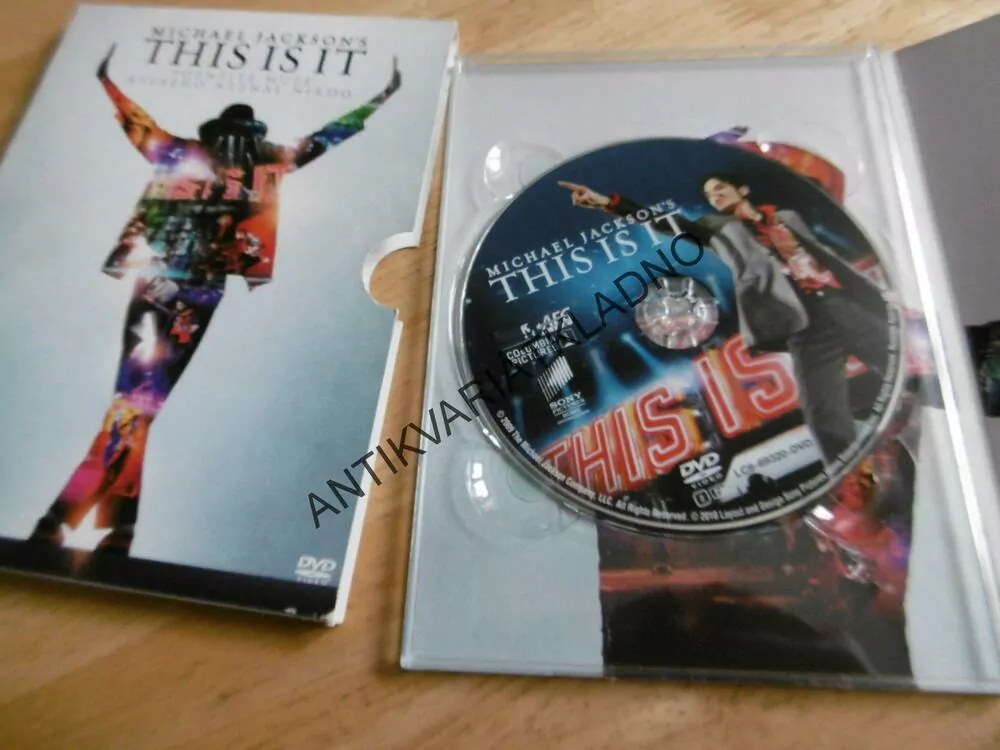 MICHAEL JACKSON, THIS IS IT, DVD FILM HUDBA
