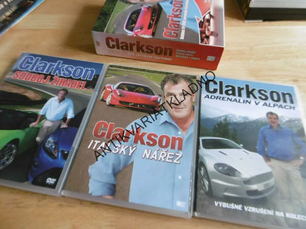 JEREMY CLARKSON, 3 DVD FILM