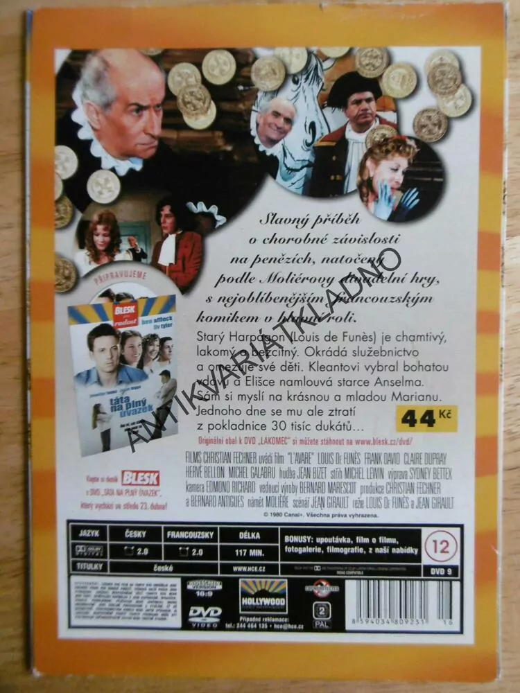 LAKOMEC, LOUIS DE FUNES, DVD FILM