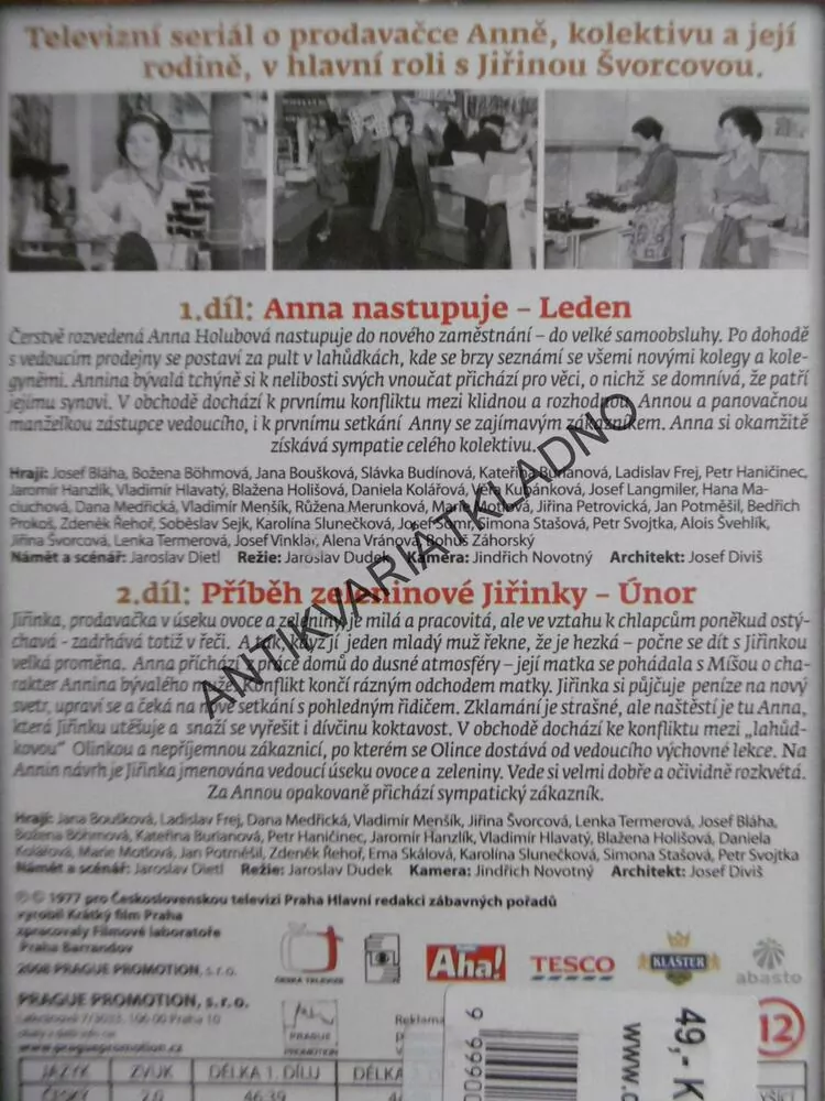 ŽENA ZA PULTEM,1-12.DÍL, 6 DVD FILM SERIÁL
