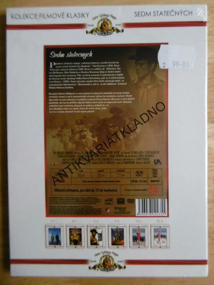 SEDM STATEČNÝCH, DVD FILM