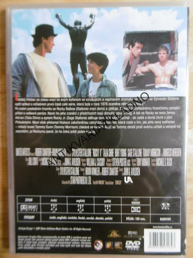 ROCKY 5., STALLONE, DVD FILM