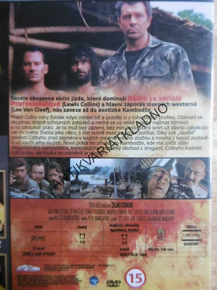 ŽOLDÁCI STRACHU, BODIE Z PROFESIONÁLŮ, DVD FILM