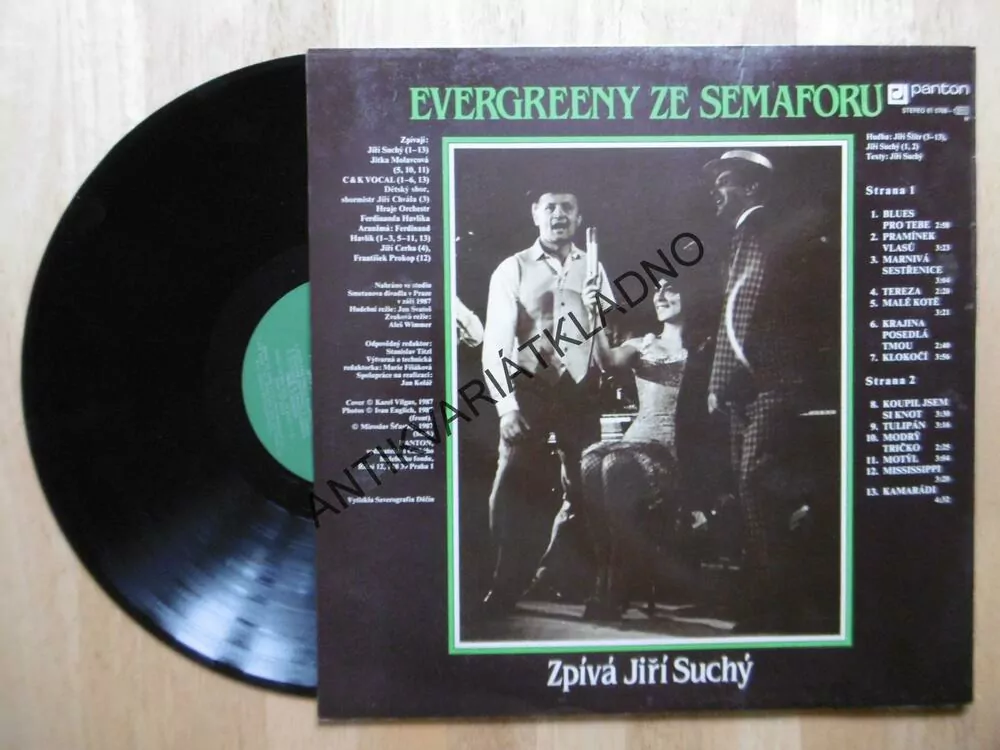 EVERGREENY ZE SEMAFORU 1., ZPÍVÁ JIŘÍ SUCHÝ, GRAMODESKA