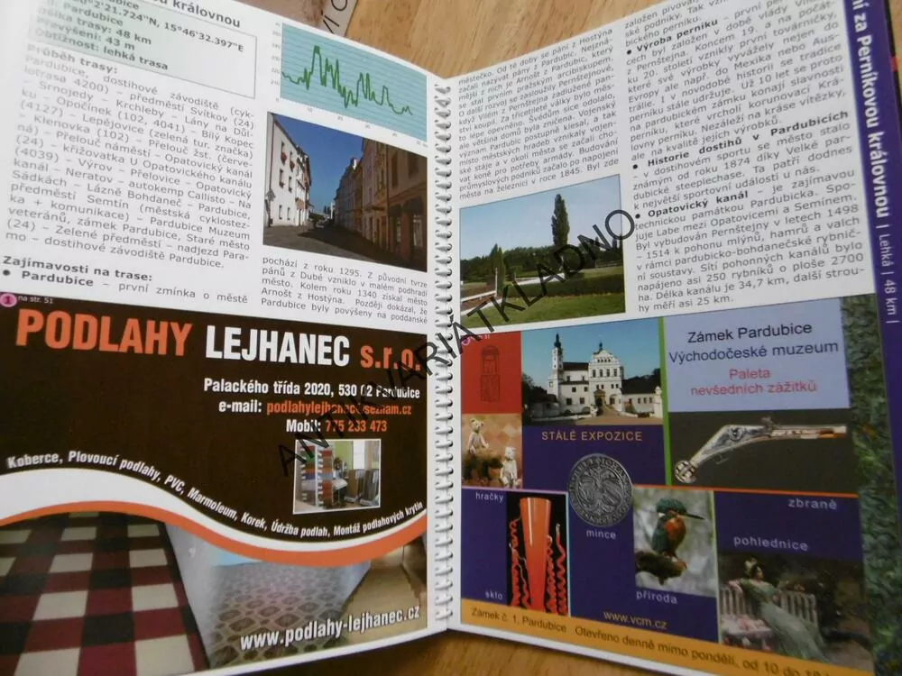 CYKLOPRŮVODCE, VÝCHODNÍ ČECHY NA KOLE I PĚŠKY, **an