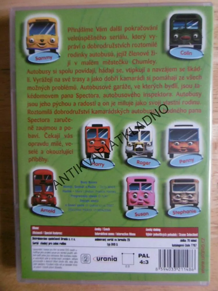 AUTOBUSY V JEDNOM KOLE, 2., DVD POHÁDKA