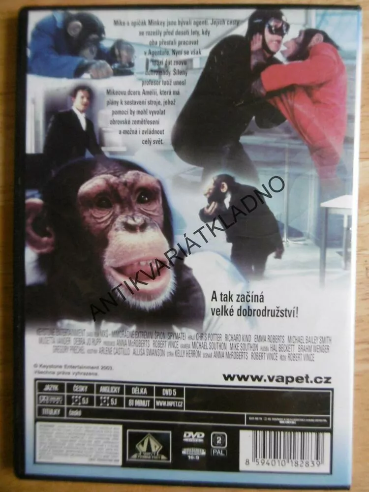 MXŠ, MIMOŘÁDNĚ EXTRÉMNÍ ŠPION, DVD FILM