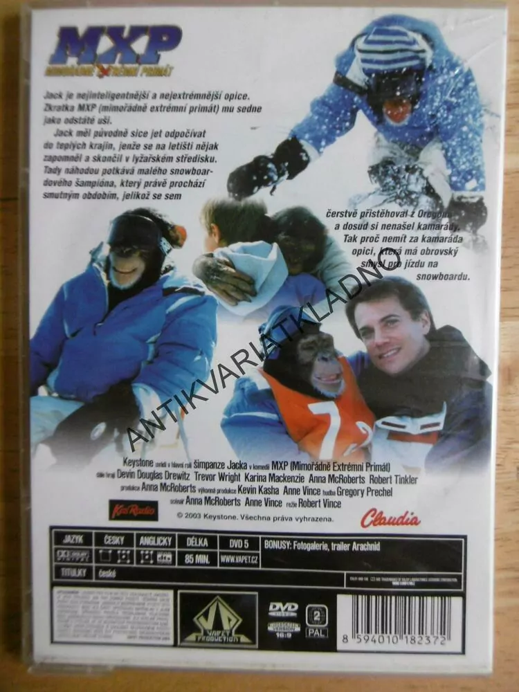MXP, MIMOŘÁDNĚ EXTRÉMNÍ PRIMÁT, DVD FILM