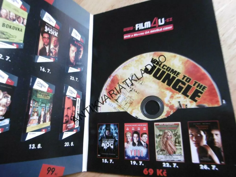 VÍTEJTE V DŽUNGLI, THE ROCK, SCOTT, DVD FILM