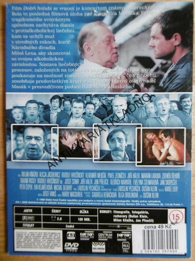 DOBŘÍ HOLUBI SE VRACEJÍ, DVD FILM 