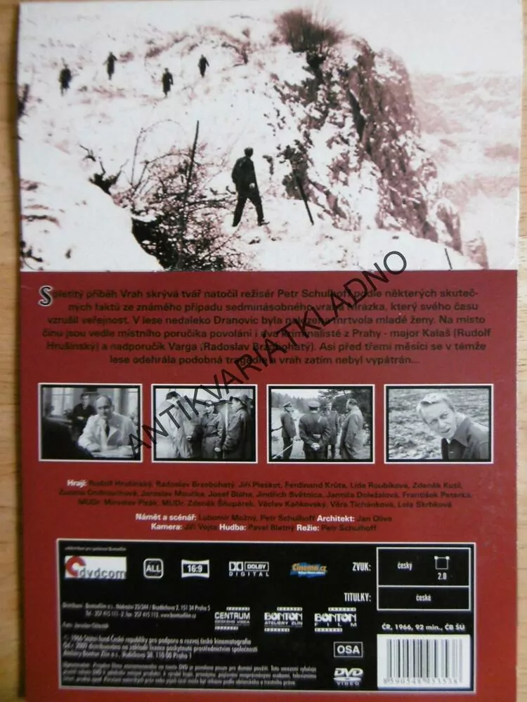 VRAH SKRÝVÁ TVÁŘ, DVD FILM 