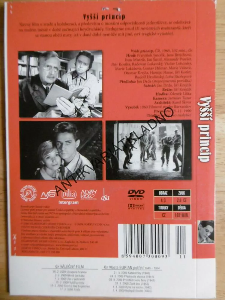 VYŠŠÍ PRINCIP, DVD FILM 