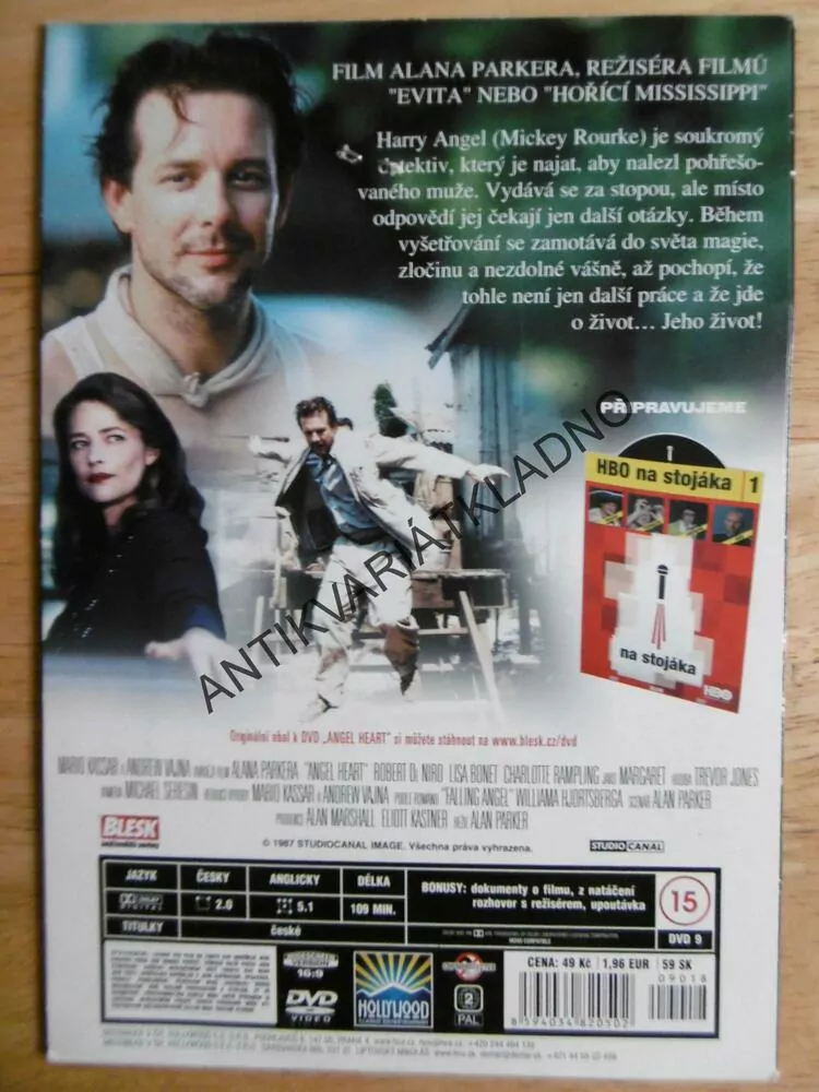 ANGEL HEART, DVD FILM