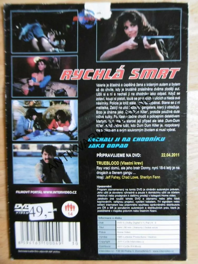RYCHLÁ SMRT, DVD FILM 