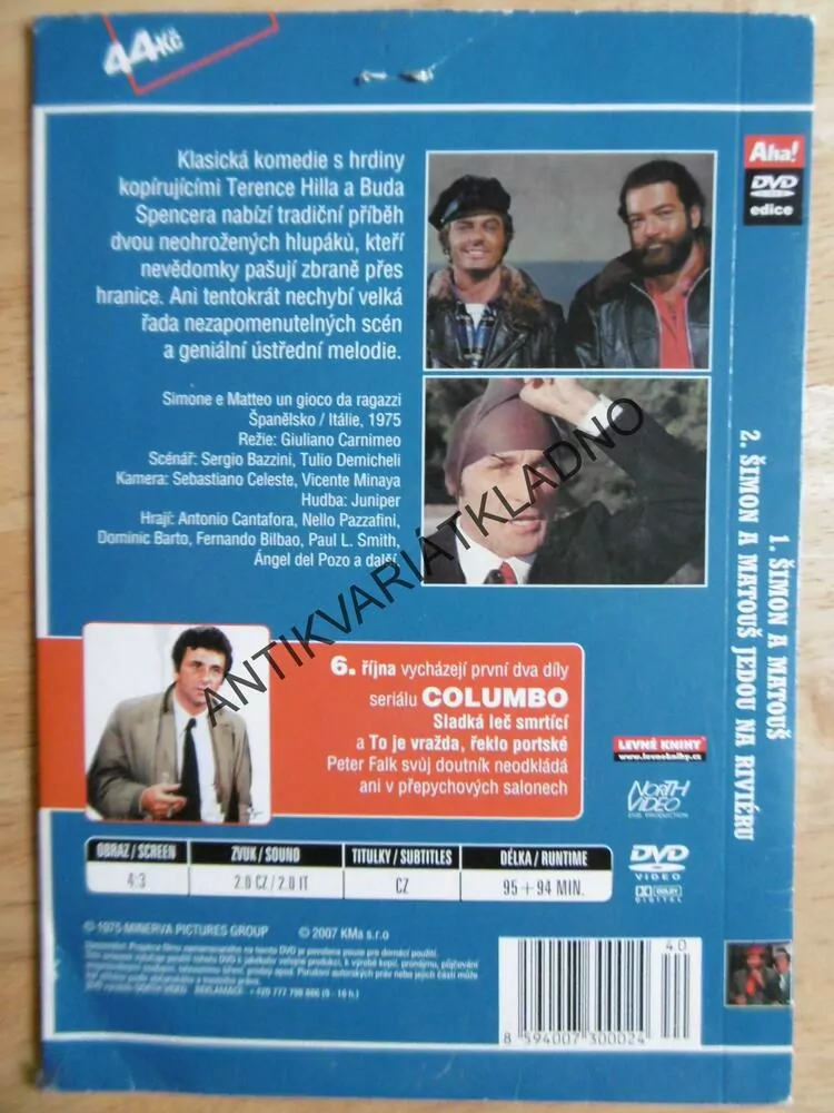 ŠIMON A MATOUŠ, 2 FILMY, DVD FILM 