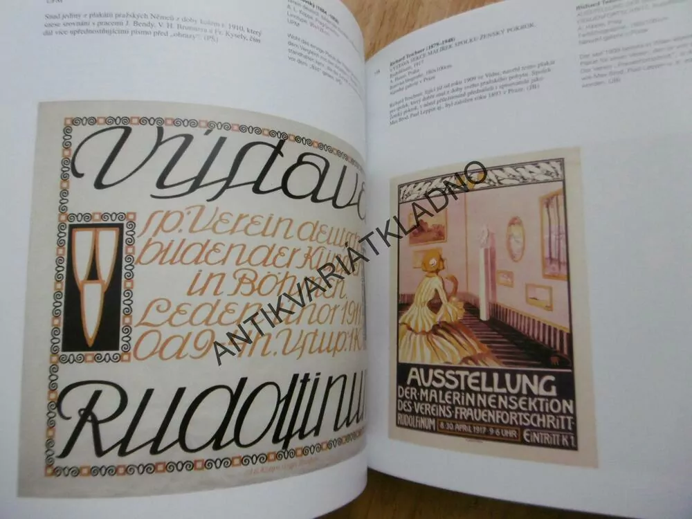 KNIŽNÍ UMĚNÍ A PLAKÁT 1900-1939,NĚMECKOJAZYČNÁ LITERATURA Z PRAHY A ČESKÝCH ZEMNÍCH, P-A