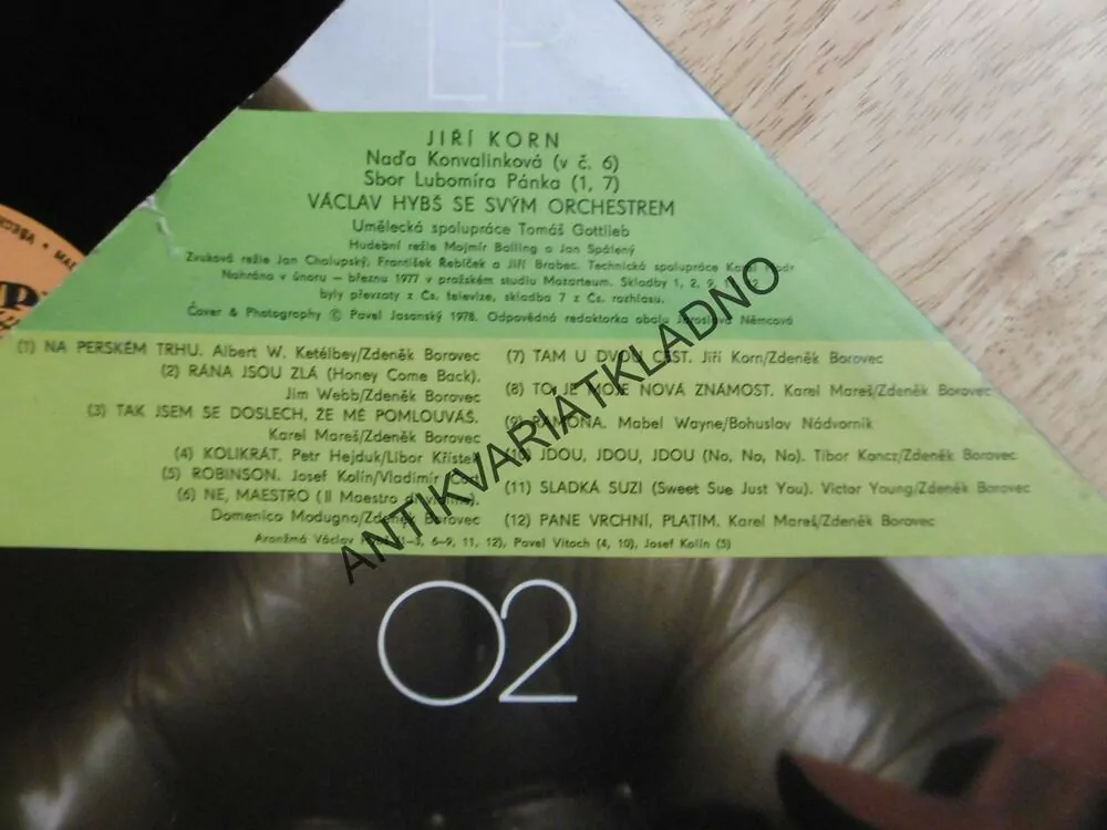JIŘÍ KORN, LP 02, KONVALINKOVÁ, LP