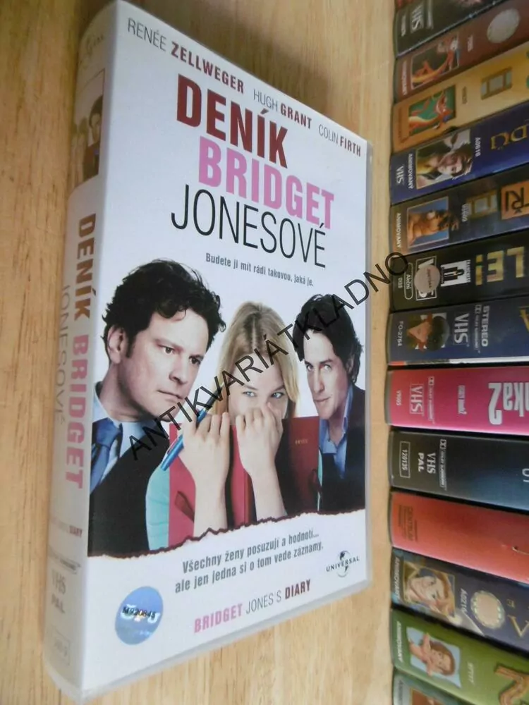 DENÍK BRIDGET JONESOVÉ, ZELLWEGER, GRANT, FIRTH, VHS
