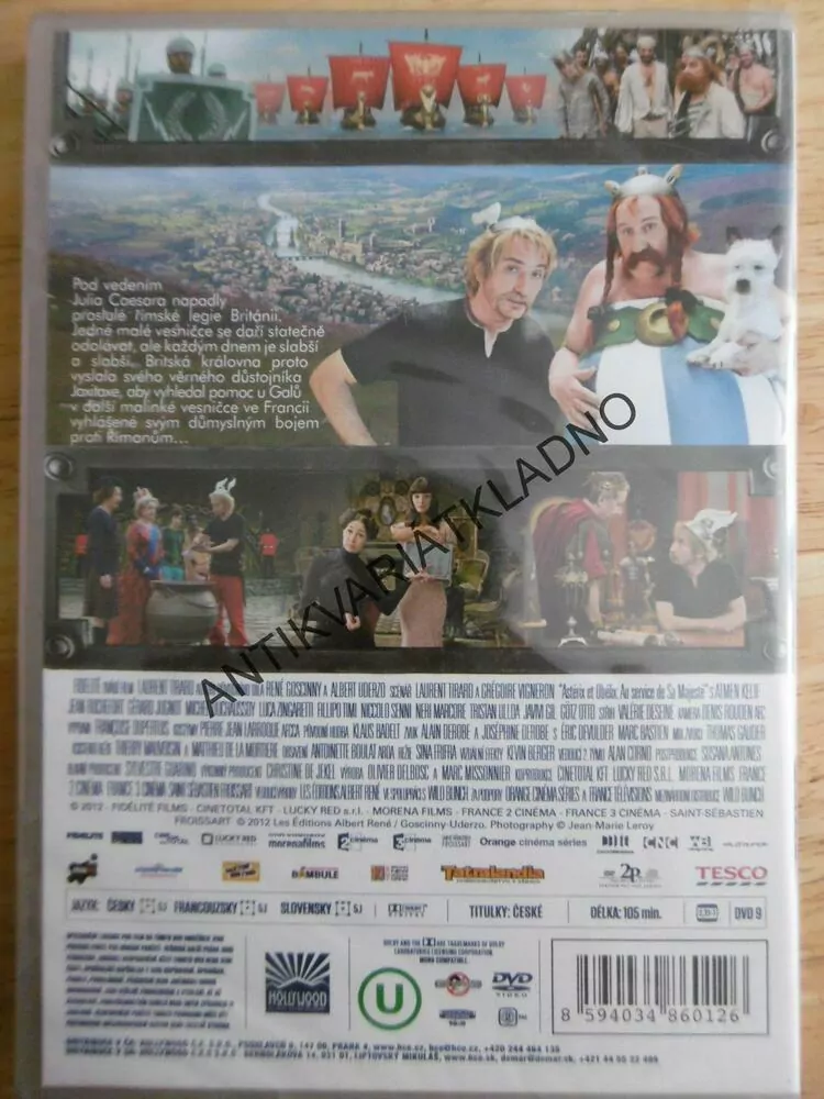 ASTERIX A OBELIX, VE SLUŽBÁCH JEJÍHO VELIČENSTVA, DVD FILM